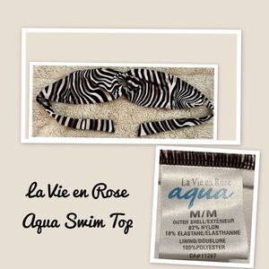 La Vie en Rose Aqua Swim Top